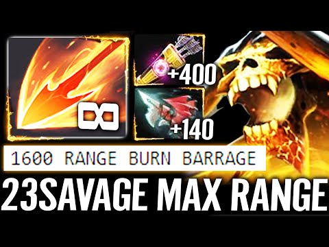 1600 MAX RANGE CLINKZ — 23Savage 12000 MMR Quiver + Hurricane Pike WTF IMBA Dota 2 Pro