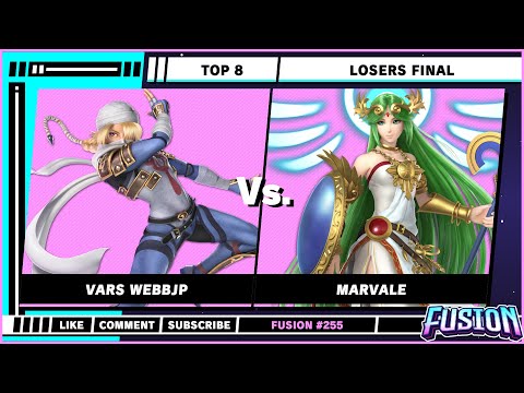 Fusion # 255 - Losers Final - Vars WebbJP (Sheik) VS  Marvale (Palutena, Lucario) - Smash Ultimate