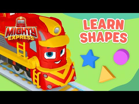 Learn Shapes with Freight Nate 🔴🟦 | Mighty Express Games | Cartoons for Kids