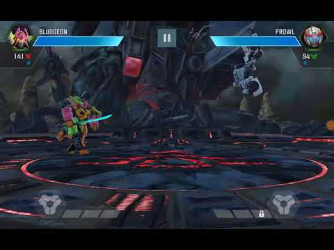 transformers forged to fight  bludgeon vs prowl