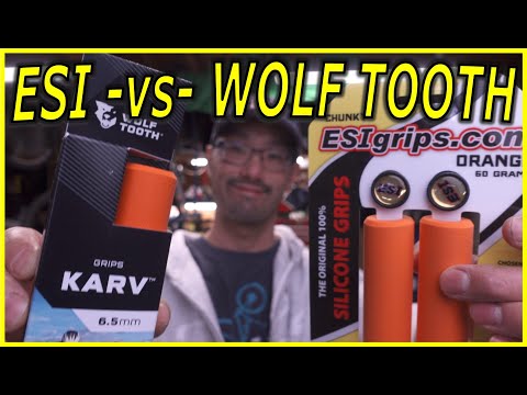 ESI Chunky -vs- Wolf Tooth Karv | Silicone Grips Compared