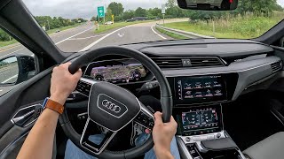 [Winding Road] 2024 Audi Q8 Sportback e-tron - POV Test Drive (Binaural Audio)