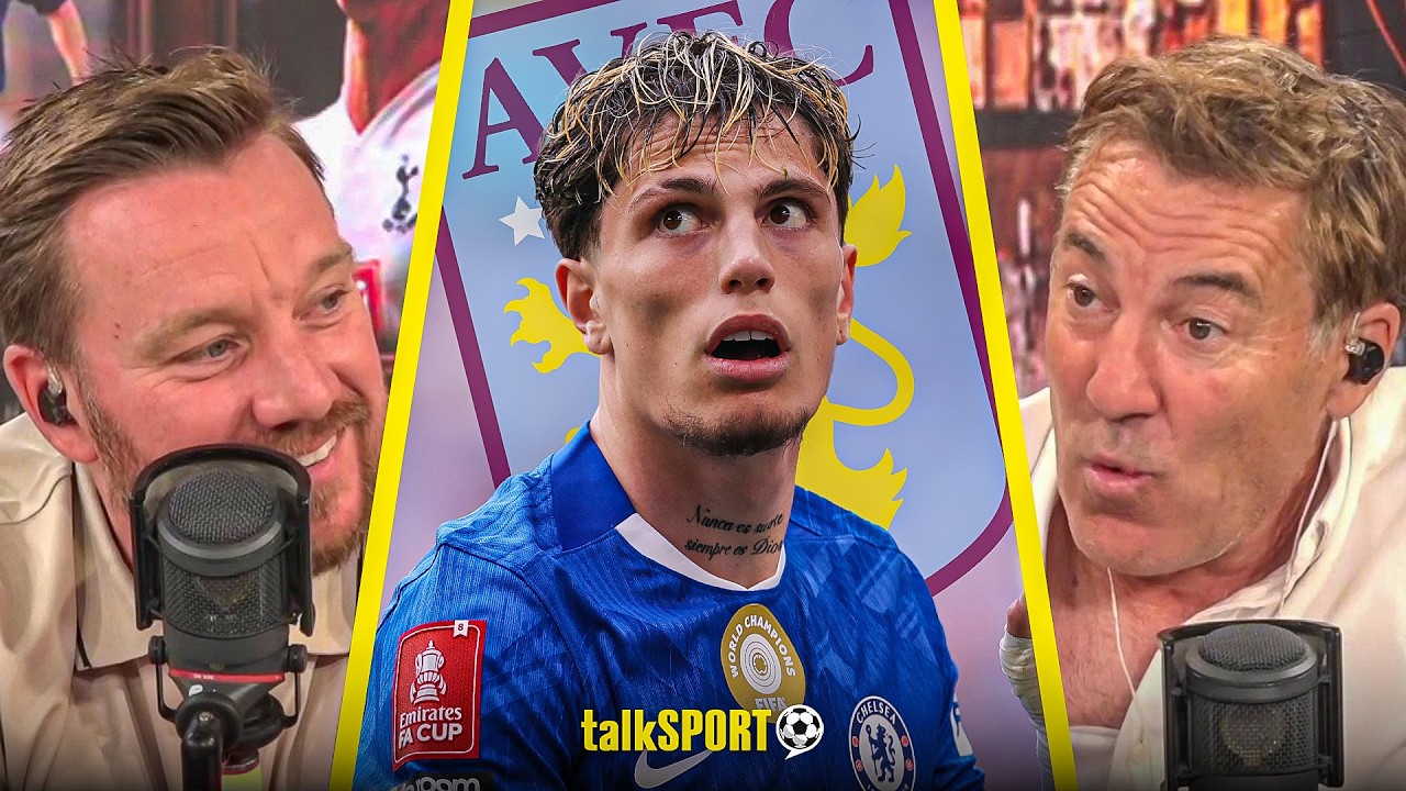"SHOPPING IN LIDL!" Jamie O'Hara & Dean Saunders REACT to Garnacho's Loan Move to Aston Villa