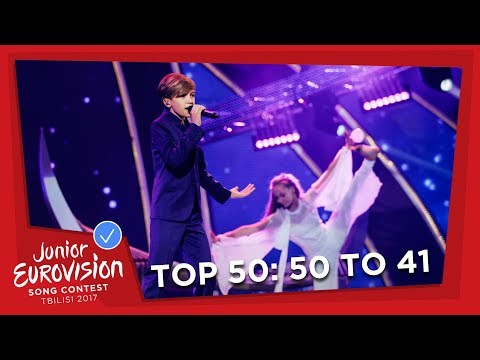 TOP 50: Most watched in 2017: 50 TO 41 - Junior Eurovision Song Contest