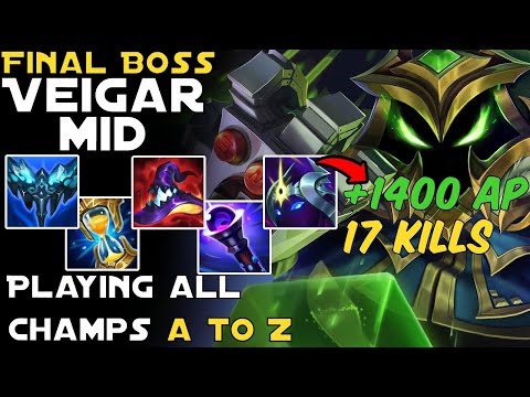 VEIGAR MID but I HAVE MORE THEN 1400AP! ONESHOT! - Season 12 - League of Legends