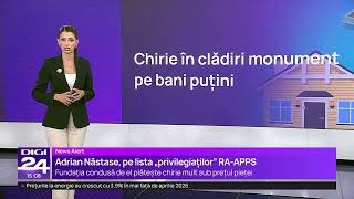 A. Năstase, pe lista „privilegiaților” RA-APPS: fundația lui plătește chirie mult sub prețul pieței