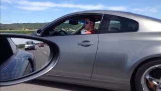 Porsche 911tt делает Infinity g35 supercharged