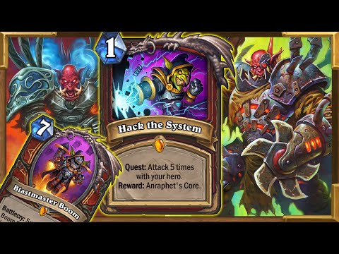 QUEST WARRIOR SLEEPER OP BROKEN DECK? Remember Blastmaster Boom? Scholomace Academy | Hearthstone