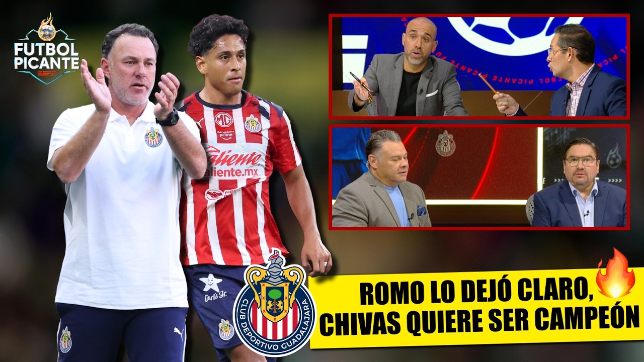 CHIVAS peleará CON TODO por el CAMPEONATO, no TIENE OTRO OBJETIVO dice LUIS ROMO | Futbol Picante