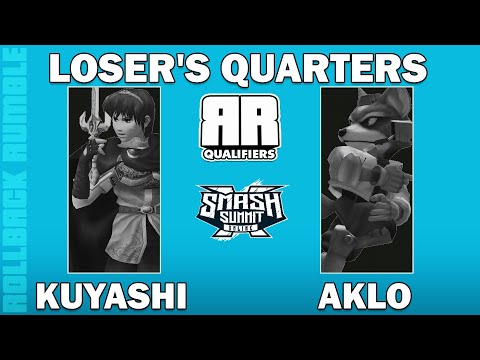 Kuyashi (Marth) vs Aklo (Fox) | Loser's Quarters | Rollback Rumble: Summit X Qualifier