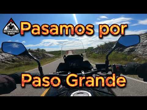 Visitamos PASO GRANDE en San Luis #detonadoresdemitos #viajarenmoto #paseoenmoto
