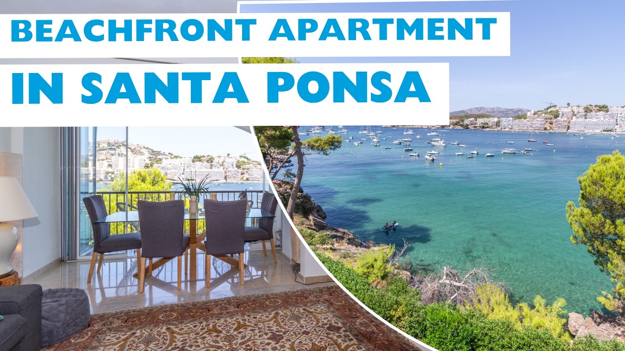 Se vende acogedor apartamento con vistas al mar y ubicación privilegiada en Santa Ponsa