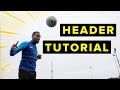 HOW TO HEAD LIKE CR7 | Header tutorial - learn football skills