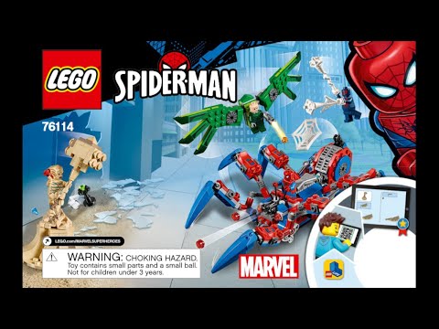 LEGO Instructions | Marvel | 76114 | Spider-Man's Spider Crawler | Spider-Man