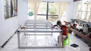 CNCขนาดกัดไม้อัดได้ทั้งแผ่น รายงานความคืบหน้า เกือบเสร็จแล้วครับ CNCขนาดกัดไม้อัดได้ทั้งแผ่น รายงานความคืบหน้า เกือบเสร็จแล้วครับ