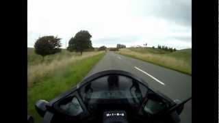 preview picture of video 'Gladstone Cliffhanger Hillclimb 2012, Honda CB1000R'