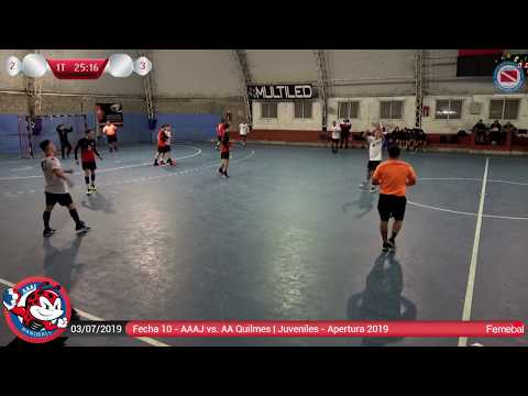 Handball Masculino (juveniles) 03/07/2019 - AAAJ vs. AA Quilmes (VIVO)