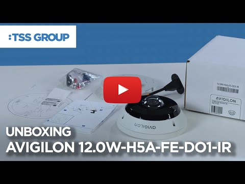 Avigilon Unity 12.0W-H5A-FE-DO1-IR | Fisheye IP kamera 12 Mpx | Unboxing