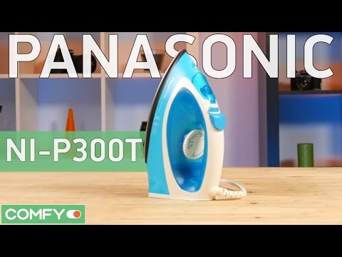 Panasonic NI-P300T - утюг с титановой подошвой - Видео демонстрация