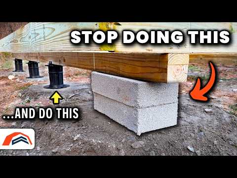 I Leveled This Shed Floor 10× Faster (No Concrete Blocks!)