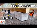 I Leveled This Shed Floor 10× Faster (No Concrete Blocks!)