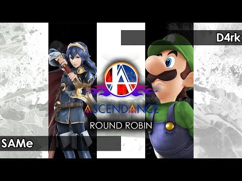 Smash 4: IslandGo | SAMe (Lucina/Bayonetta) V D4rk (Luigi) - Ascendance 63 Tournament SSB4