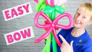 🎀  Balloon Bow - Easy Bow Balloon Tutorial