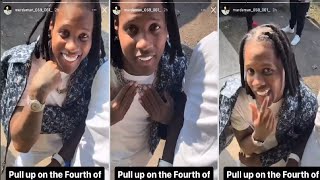 Lil Durk Seen in Chicago Trenches with Tay Town Goons for 4th of July