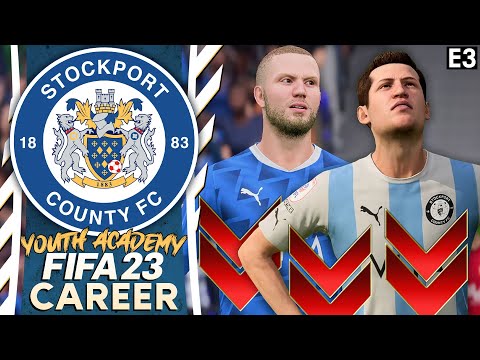 SHOCKING FORM! | FIFA 23 YOUTH ACADEMY CAREER MODE | STOCKPORT (EP 3)