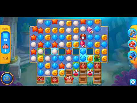 Fishdom. 5855 level no boosters and diamonds