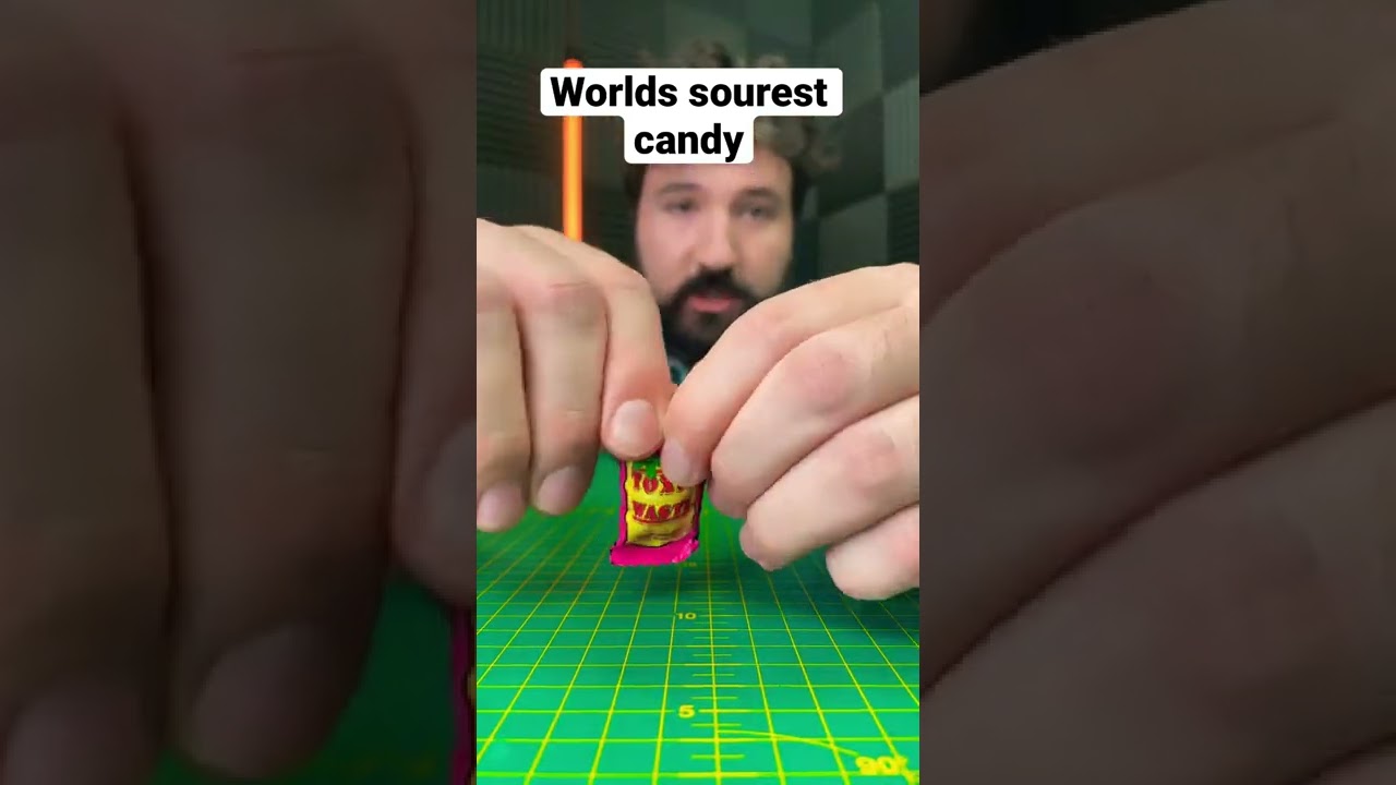 Watch video Worlds most sour candy is insane! Now Worlds most sour candy is insane!