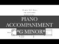 Il mio bel foco (B. Marcello) - G Minor Piano Accompaniment