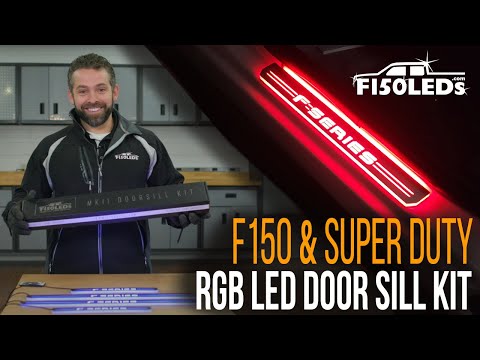 F150LEDs RGB LED Door Sill Lighting Install