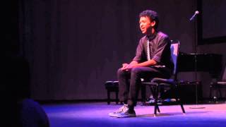 Justice Smith | Spoken Theater, monologue from The Innocent's Crusade | YoungArts LA 2013