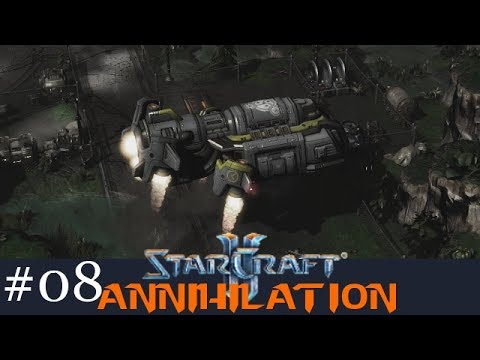 Abflug! - Let's Play Starcraft 2: Annihilation #08 [Deutsch | German]