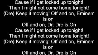 If I get Locked Up Tonight - Eminem (Lyrics)