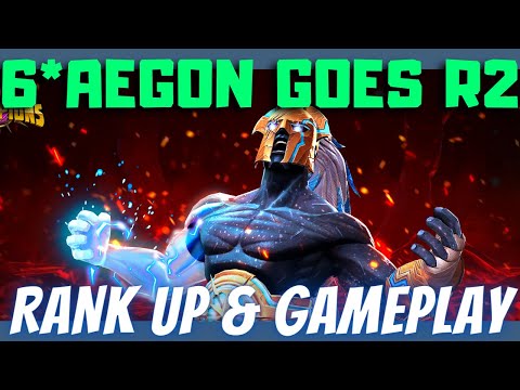 6star AEGON to Rank 2 | Rank up and Gameplay | Marvel Contest of Champions