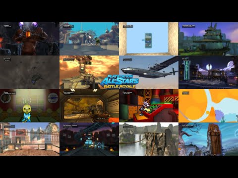 PlayStation All Stars Battle Royale  - Every Stage Intros (HD)