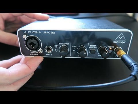 Behringer U-Phoria UMC22 - Alternate Driver Test