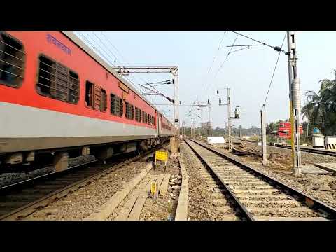 12768 santragachi hazur Sahib Nanded express #indianrailwas 