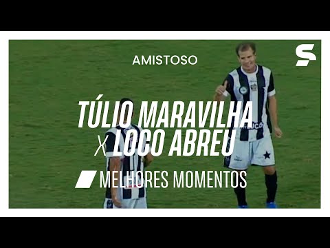 AMIGOS DO TÚLIO MARAVILHA 3 X 1 AMIGOS LOCO ABREU | MELHORES MOMENTOS | sportv