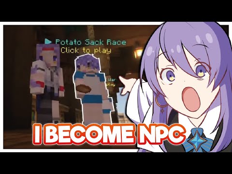 Moona becomes the REAL NPC in Minecraft !!!! Its not a MEME anymore !! ITS REAL!!