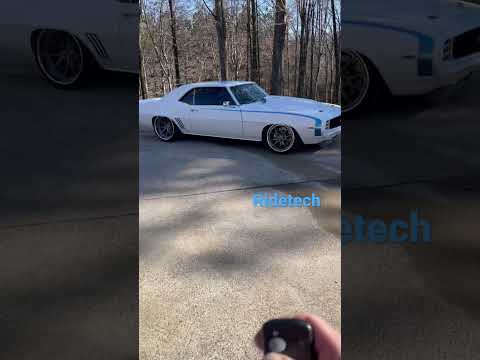 69 RS Camaro / RideTech Air Ride #musclecar #69camaro #airride #rallysport #bigblockchevy