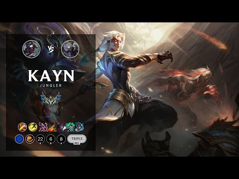 Kayn Jungle vs Diana - EUW Challenger Patch 12.6
