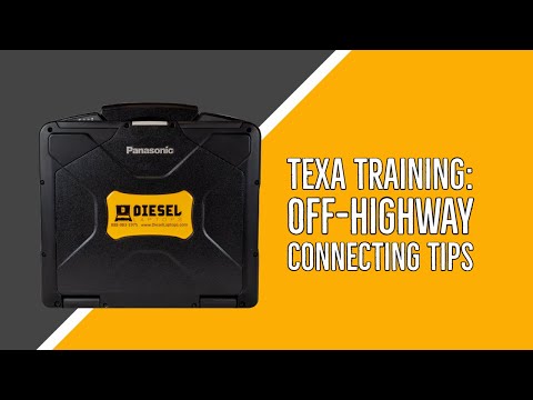 Diesel Laptops TEXA Training - Off Highway Connecting Tips