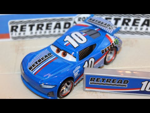 Mattel Disney Cars Aric Almirolling - NASCAR Next-Gen Retread Piston Cup Racer (Aric Almirola)
