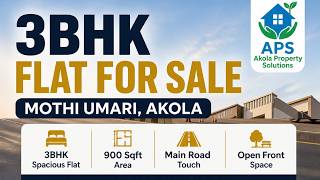 3 BHK Flat for Sale in Umri Pragane Balapur, Akola
