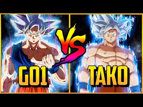DBFZ ▰ GO1 (UI Goku) Vs Tako (UI Goku)【Dragon Ball FighterZ】