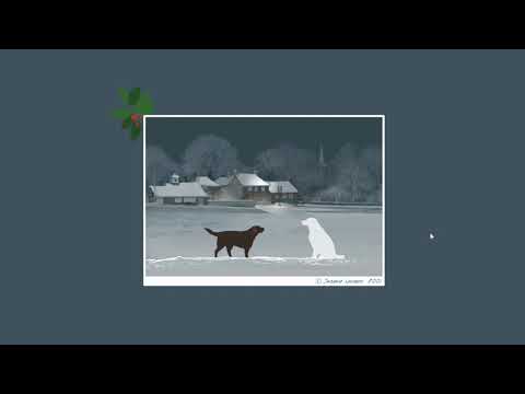Classic animated Christmas card by Jacquie Lawson (2001)