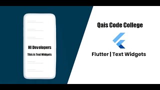 Flutter Text Widget Explained Basic to Advance in Urdu Hindi| Styling, Properties & Fonts